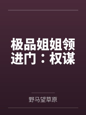 张鹏飞刘武极品姐姐领进门：权谋封面