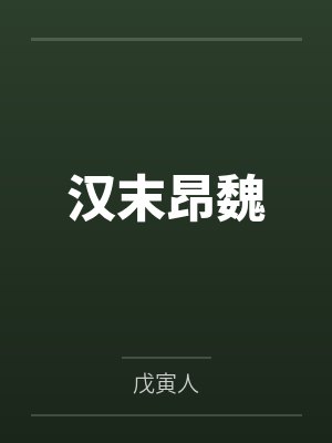 曹昂曹操汉末昂魏封面