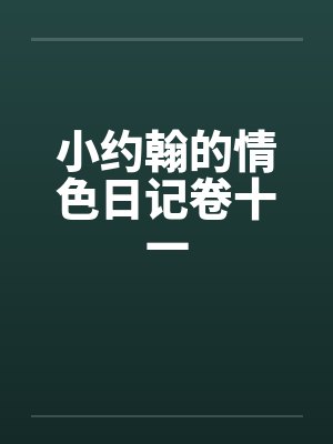 小约翰的情色日记卷十一封面